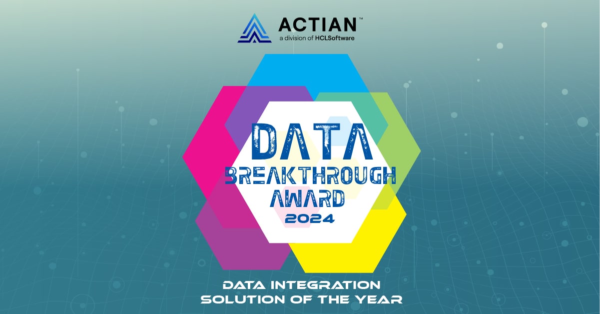 Actian Data Breakthrough Award